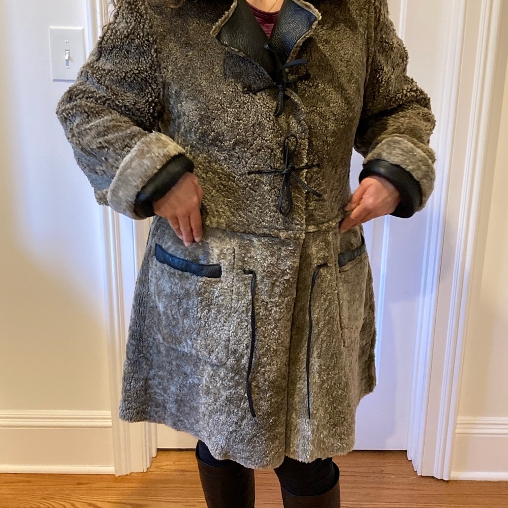 Shearling Coat. Blumarime. Never Worn. Reversible. - image 8